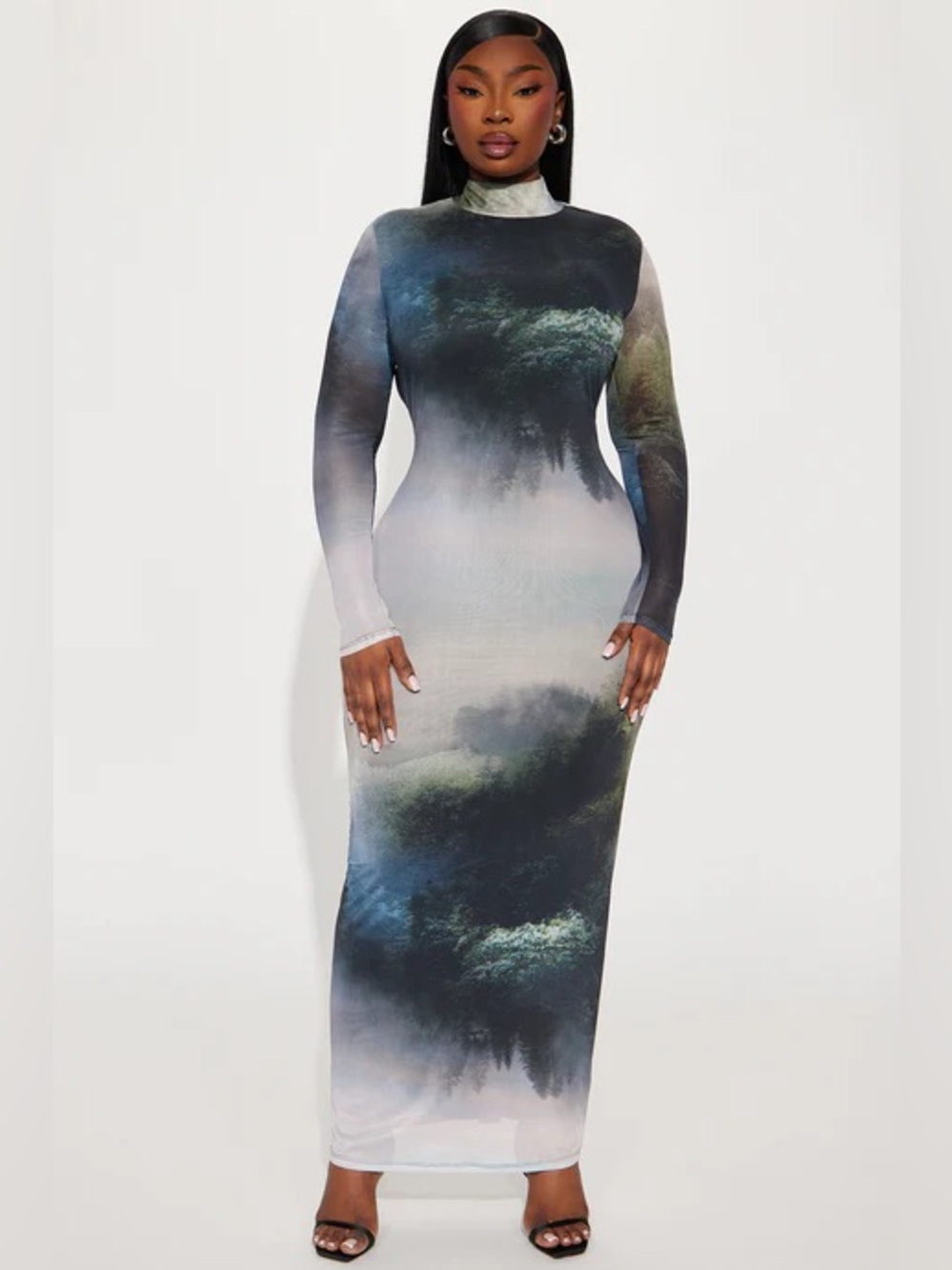 NWT Versailles Mesh Maxi Dress in plus size 2X